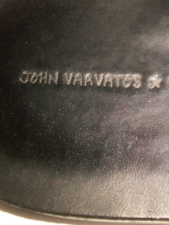 John Varvatos Merida NearNew Handmade Black Leather Slide Sandals`12M $398 main image 8